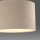 Stoff Deckenlampe blendarm Beige E27 Ø35 cm gemütlich