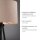 Lampadaire tripode Tissu Beige faible éblouissement E27 160 cm