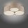 Wohnliche Deckenlampe Beige E27 L:70 cm 3-flmg blendarm