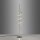 Lampadaire LED à intensité variable 144 cm 3000 lm noir laiton