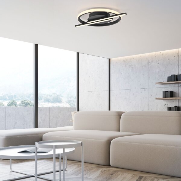Lampe de plafonnier LED Moderne Métal L:42,5 cm 2100 lm dimmable