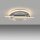 LED Deckenlampe Modern in Stahl L:42 cm 2100 lm dimmbar