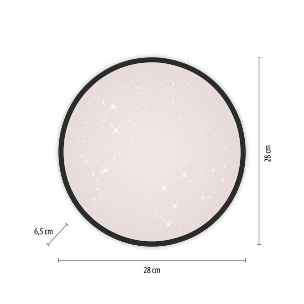 LED Deckenleuchte Sternenhimmel 1380 lm 3000 K dimmbar