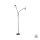 Lampadaire flexible verre métal 170 cm incl E14 3000 K