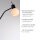 Lampadaire ajustable Abat-jour en verre faible éblouissement incl E14
