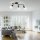 Spot de plafond verre métal incl E14 3000 K flexible