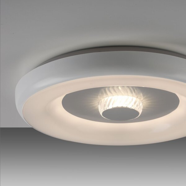Lampe de plafonnier LED blanc éclairage RGB avec Ø39 cm 2200 lm