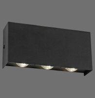 Applique LED anthracite Up Down dimmable L:17 cm 2 W