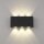 LED Wandleuchte Anthrazit Up Down dimmbar B:17 cm 2 W