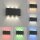 LED Wandleuchte Anthrazit Up Down dimmbar B:17 cm 2 W