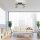 Spot de plafond LED ajustable noir lumière RGB variable