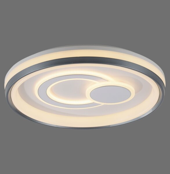 Dimmbare LED Deckenlampe Weiß Ø50 cm rund 3000 K 35 W