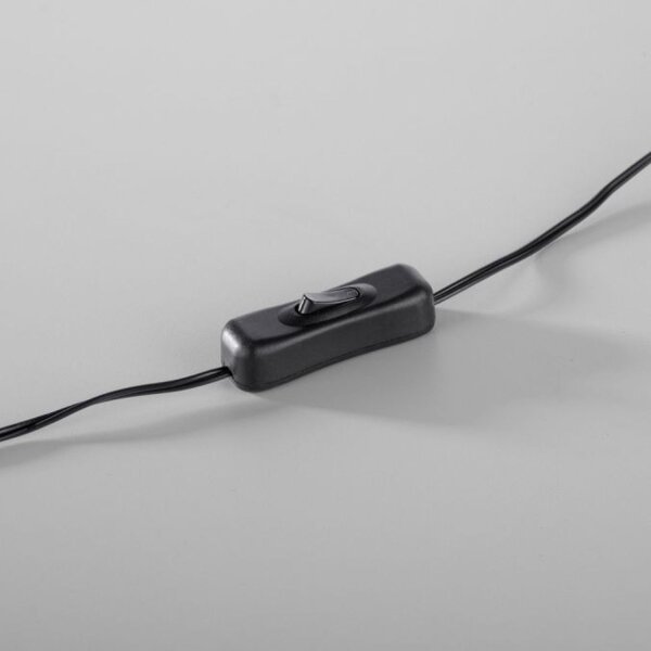 LED Tischlampe Schwarz Metall Ring H:25,5 cm 1290 lm