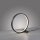 LED Tischlampe Schwarz Metall Ring H:25,5 cm 1290 lm