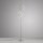 LED Stehleuchte Silber Metall Ringe 151 cm 1290 lm 10 W