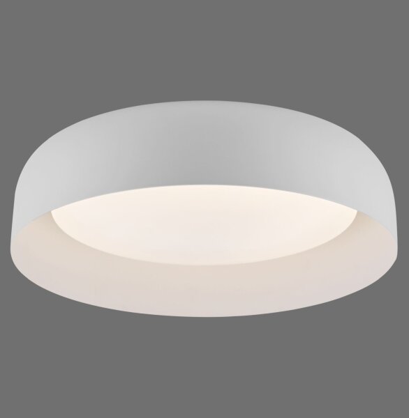 Dimmbare LED Deckenlampe Weiß Metall Ø40 cm 2700-5000 K