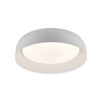 Dimmbare LED Deckenlampe Weiß Metall Ø40 cm...