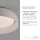 Dimmbare LED Deckenlampe Weiß Metall Ø40 cm 2700-5000 K