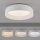 Dimmbare LED Deckenlampe Weiß Metall Ø40 cm 2700-5000 K