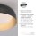 Dimmbare LED Deckenlampe Schwarz Gold Ø40 cm 2850 lm