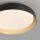 Dimmbare LED Deckenlampe Schwarz Gold Ø57 cm 3850 lm