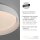 Lampe de plafonnier LED à intensité variable Blanc Ø57 cm 3850 lm Moderne