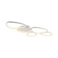 LED Deckenlampe Weiß Metall 3000 K 6100 lm L:116,5 cm