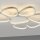 LED Deckenlampe Weiß Metall 3000 K 6100 lm L:92 cm