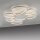 LED Deckenlampe Weiß Metall 3000 K 6100 lm L:92 cm