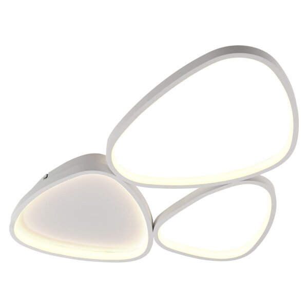 LED Deckenleuchte Weiß Metall 3000 K 3800 lm L:69,5 cm