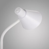Lampe de bureau LED Métal 38 cm Blanc 600 lm Moderne
