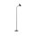 Lampadaire LED noir métal 150 cm 3000 K flexible