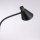 Lampadaire LED noir métal 150 cm 3000 K flexible