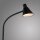 Lampadaire LED noir métal 150 cm 3000 K flexible