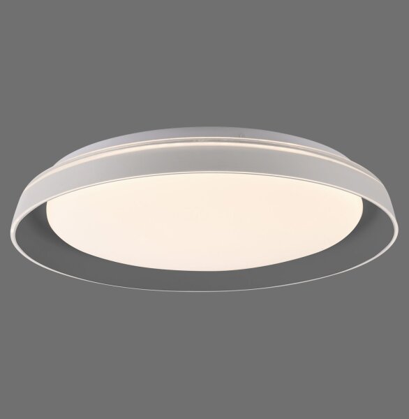 Blendarme LED Deckenlampe Grau Ø43 cm 2630 lm dimmbar