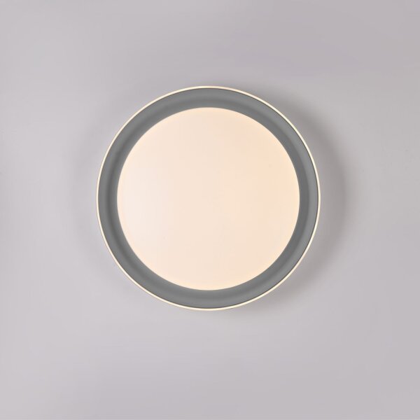 Blendarme LED Deckenlampe Grau Ø43 cm 2630 lm dimmbar