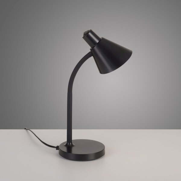 LED Schreibtischleuchte Metall 38 cm Schwarz 4 W Modern