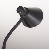 Lampe de bureau LED Métal 38 cm Noir 4 W Moderne