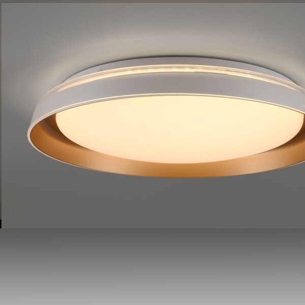 Blendarme LED Lampe de plafonnier blanc laiton Ø43 cm dimmable