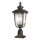 Vintage Lampe Außen Metall Riffelglas IP44 Garten