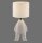 Lampe de chevet céramique tissu Teddy 38 cm E27 anti-éblouissement