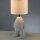 Lampe de chevet céramique tissu Teddy 38 cm E27 anti-éblouissement