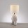 Lampe de chevet céramique tissu Teddy 38 cm E27 anti-éblouissement