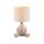 Lampe de nuit céramique tissu bonhomme assis 32 cm