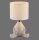 Lampe de nuit céramique tissu bonhomme assis 32 cm