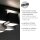 Plafonnier LED Métal Cube L:30 cm 2400 lm Noir