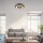 LED Deckenlampe Holz Metall 3000 K wohnlich blendarm
