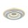 Weiße LED Deckenlampe Dimmer Ø40 cm 5100 lm Nachtlicht