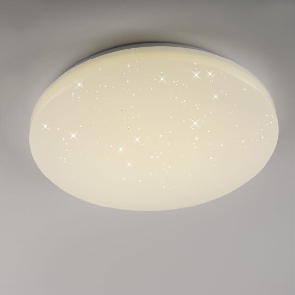 Lampe de plafonnier LED Ciel étoilé Ø26 cm 4000 K blanc neutre