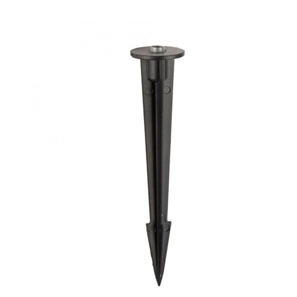LED Wegeleuchte mit Erdspieß 2er Set 66 cm IP65 Schwarz